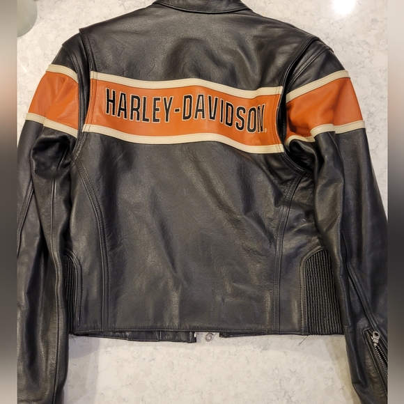 Harley-Davidson Women's Victory Lane Black Leather Riding Jacket
